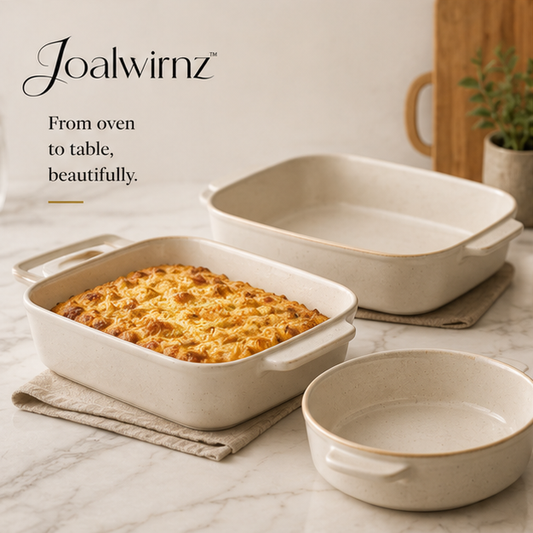Joalwirnz™ Stoneware Bakeware Dish Set
