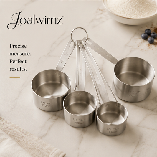 Joalwirnz™ Nordic Stainless Steel Measuring Cup Collection